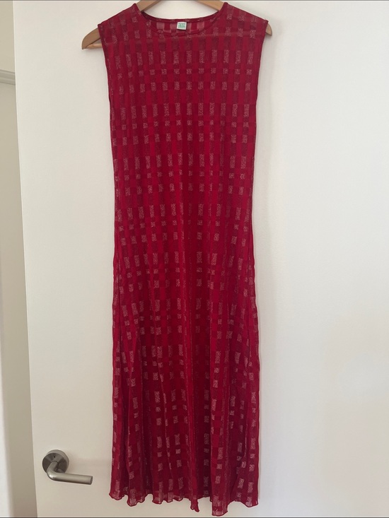 Find Me Now Dresses & Skirts - Lisa Says Gay/ Second Skin x Find Me Now red metallic mesh dress